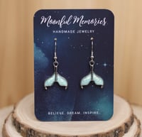 Image 4 of MERMAID FIN Charm Earrings