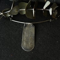 Image 1 of Eucalypt Flower Blossoms Silver Necklace