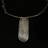 Image 2 of Eucalypt Flower Blossoms Silver Necklace