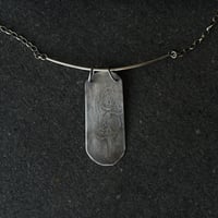 Image 3 of Eucalypt Flower Blossoms Silver Necklace