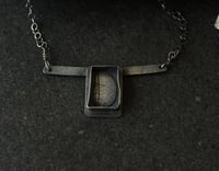 Image 2 of Silver Leaf Impression Artisan Necklace