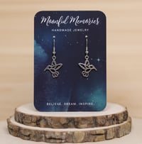 Image 1 of HUMMING BIRD Charm Earrings