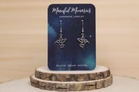 Image 2 of HUMMING BIRD Charm Earrings