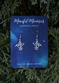 Image 5 of HUMMING BIRD Charm Earrings