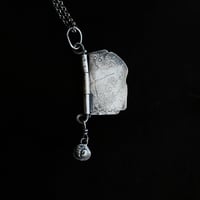 Image 1 of Natures Silver Artisan Book Pendant