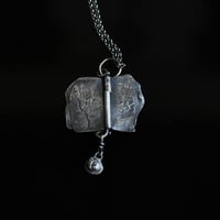 Image 2 of Natures Silver Artisan Book Pendant