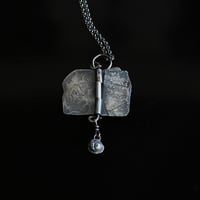 Image 3 of Natures Silver Artisan Book Pendant