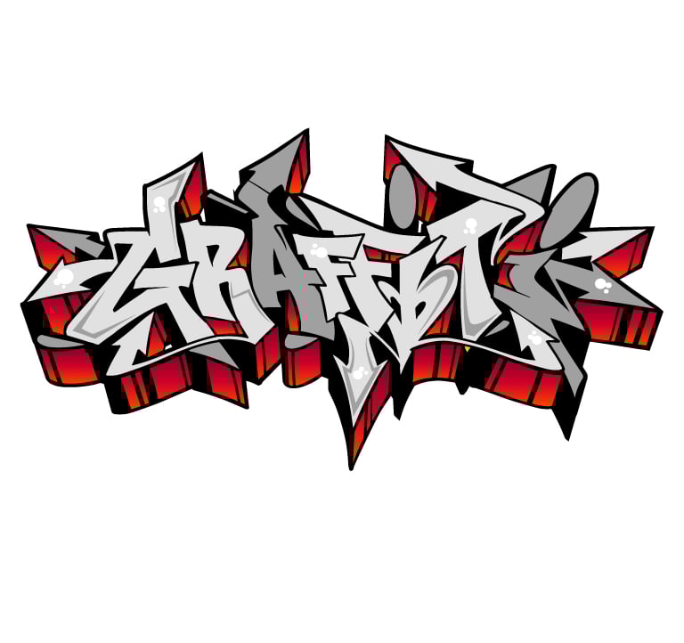 Image of 5" x 2.5" OUTDOOR QUAILTY GRAFFITI STICKER 