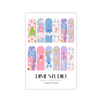 Image 3 of CARE BEARS AESTHETIC 50MM NAIL DECALS