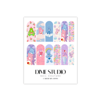 Image 2 of CARE BEARS AESTHETIC 50MM NAIL DECALS
