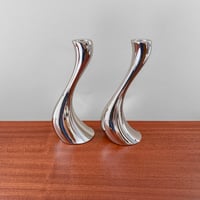 Image 1 of Georg Jensen Cobra Candle Holders