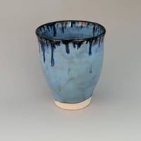 Blue drizzle cup