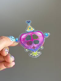 Image 2 of heart house mirror sticker
