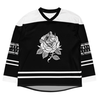 Image 1 of  Officially licensed Leigh rivers edge of darkness Tobias Recycled hockey fan jersey 