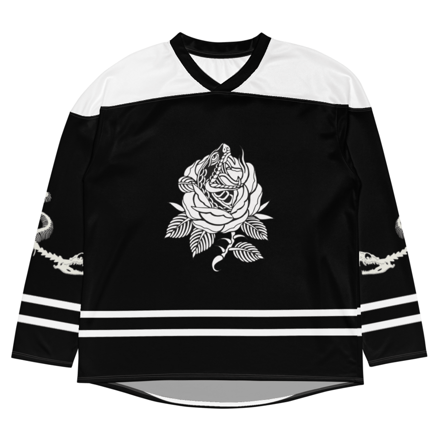 Image of Officially licensed Leigh River's edge of darkness Kade Recycled hockey fan jersey 