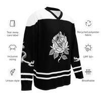 Image 6 of Officially licensed Leigh River's edge of darkness Kade Recycled hockey fan jersey 