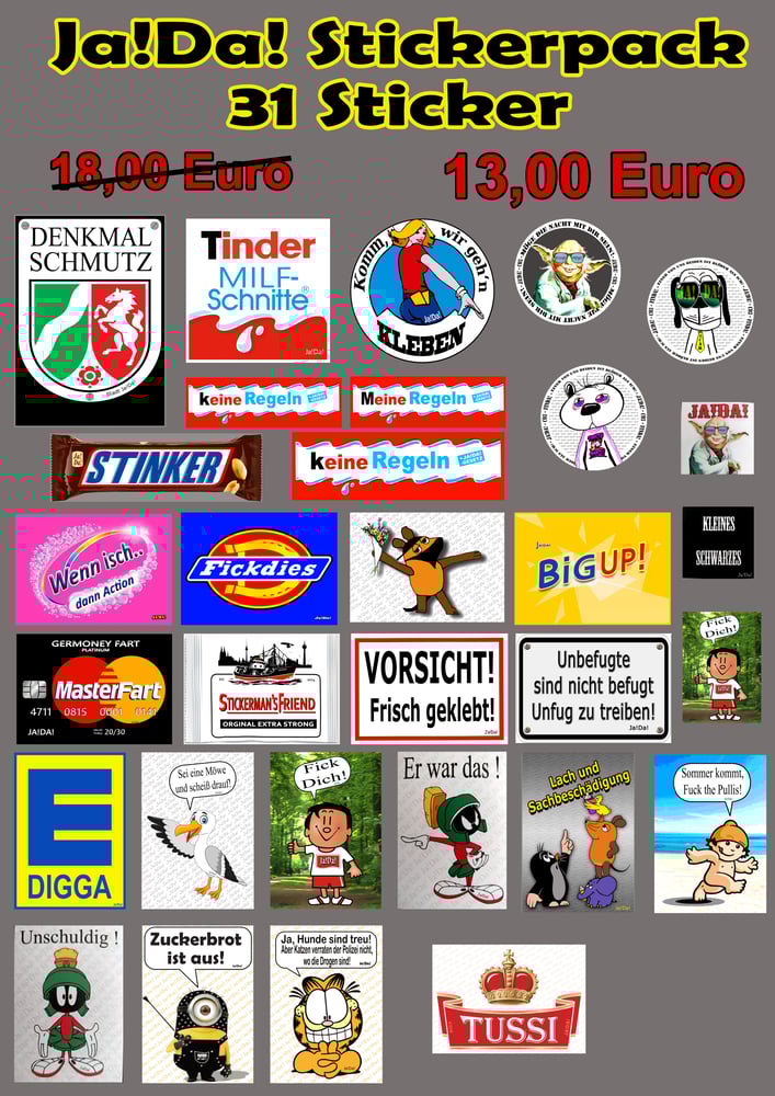 Image of Ja!Da! Sticker-Pack