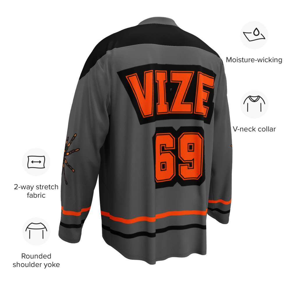 Image of Officially licensed Leigh rivers Vize Recycled hockey fan jersey