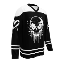 Image 4 of Dark Romance Recycled hockey fan jersey 