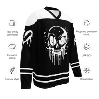 Image 10 of Dark Romance Recycled hockey fan jersey 