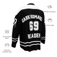 Image 11 of Dark Romance Recycled hockey fan jersey 