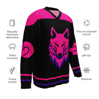Image 3 of Monster romance Recycled hockey fan jersey 