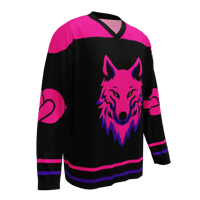 Image 5 of Monster romance Recycled hockey fan jersey 