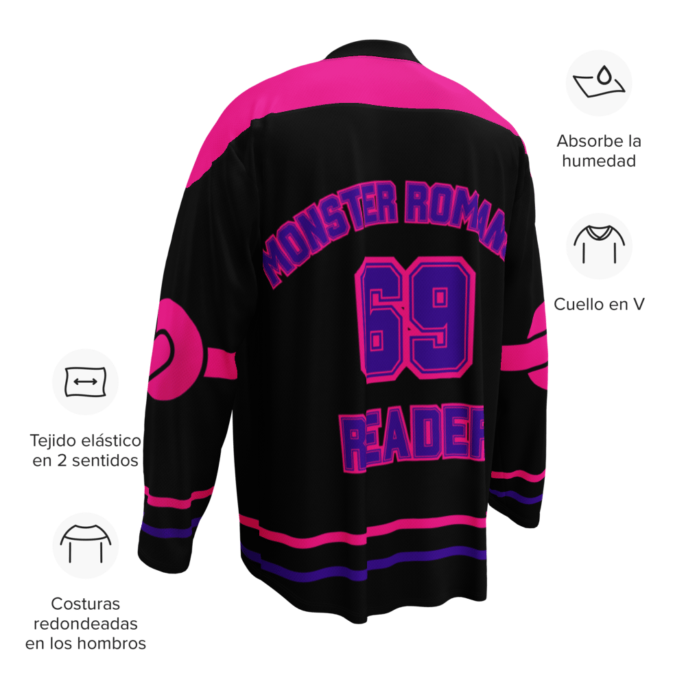 Image of Monster romance Recycled hockey fan jersey 