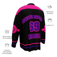 Image 4 of Monster romance Recycled hockey fan jersey 