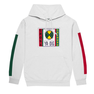 Image of Cross Colours - LABEL LOGO PULLOVER HOODIE