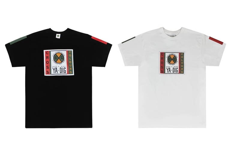Image of Cross Colours - LABEL LOGO T-SHIRT (Boxy Fit)
