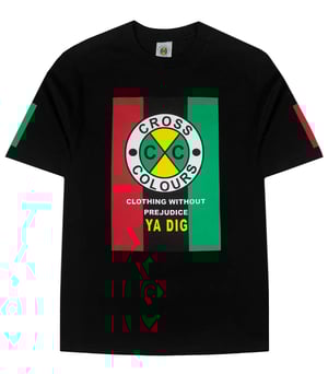 Image of Cross Colours - FLAG LOGO T-SHIRT (Boxy Fit)