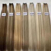 Image 3 of 18-24" Swedish Virgin Genius Wefts 100g #60 or #613