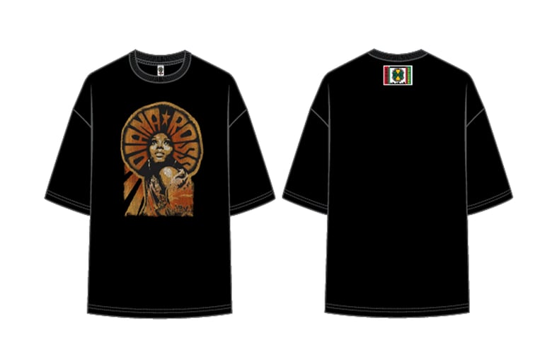 Image of Cross Colours - DIANA ROSS SUNSHINE T-SHIRT (Boxy Fit)