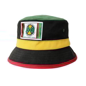 Image of Cross Colours - LABEL COLOR BLOCK BUCKET HAT