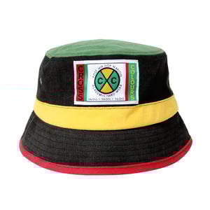 Image of Cross Colours - LABEL COLOR BLOCK BUCKET HAT