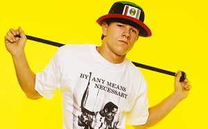 Image of Cross Colours - LABEL COLOR BLOCK BUCKET HAT