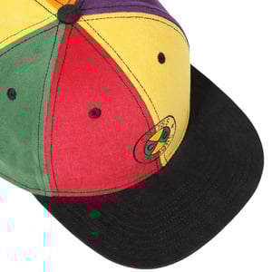 Image of Cross Colours - CIRCLE LOGO COLOR BLOCK SNAPBACK