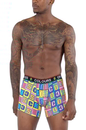 Image of Cross Colours - ALPHABET BOXER BRIEF - RBG