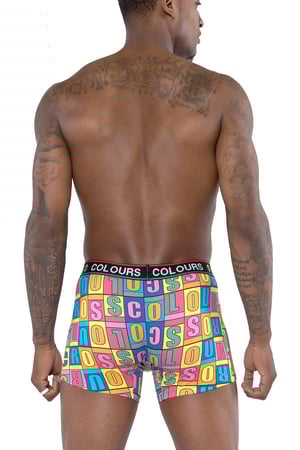 Image of Cross Colours - ALPHABET BOXER BRIEF - RBG