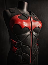 Image 1 of Batwoman chest abs armor Red