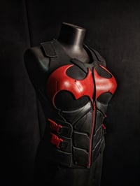 Image 4 of Batwoman chest abs armor Red