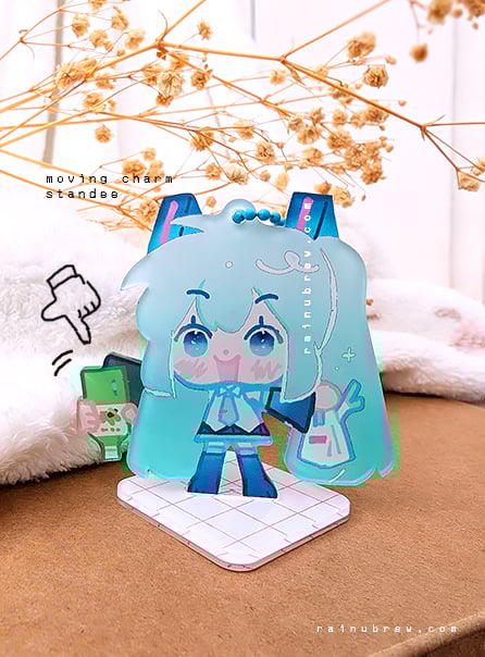 Image of Miku Vegatable juice | moving standee charm