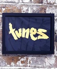 Image 5 of Tunes  - Framed Reverse Painted and Gold Gilded Glass