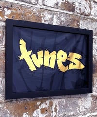Image 6 of Tunes  - Framed Reverse Painted and Gold Gilded Glass