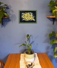 Image 3 of Wild Style - Framed Reverse Painted and Gold Gilded Glass