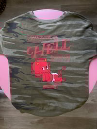 Image 3 of 1 of 1 Somebody Loves Me Reclaimed Camo Crewneck Sweatshirt