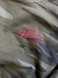 Image 4 of 1 of 1 Somebody Loves Me Reclaimed Camo Crewneck Sweatshirt