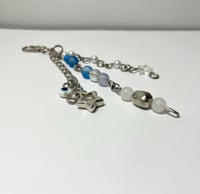 Image 1 of Handmade Keychains with Upcycled Elements, Unique One of a Kind Keychains, Spring Summer Inspired...