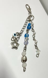 Image 2 of Handmade Keychains with Upcycled Elements, Unique One of a Kind Keychains, Spring Summer Inspired...